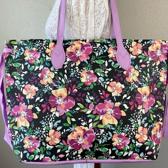 NWT Simply Spring Floral Tote - Picture 6 of 7